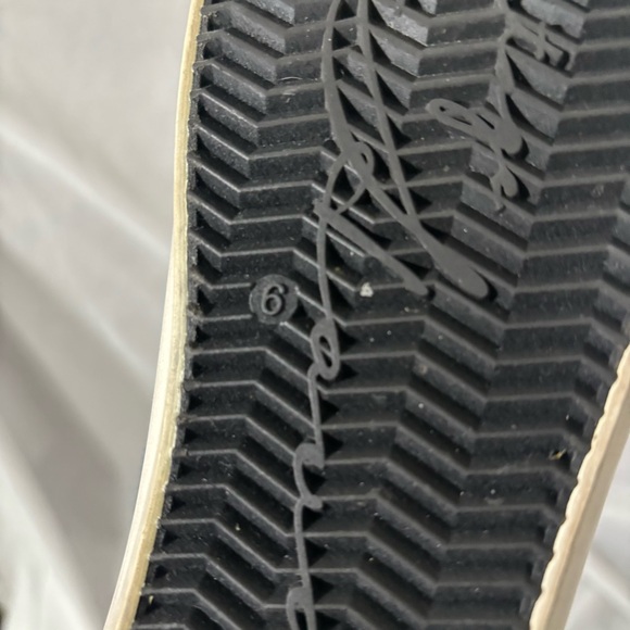 Vintage Havana Blue Denim Chain Link Slip On Tennis Shoes Sneakers Size 6 - Picture 7 of 7